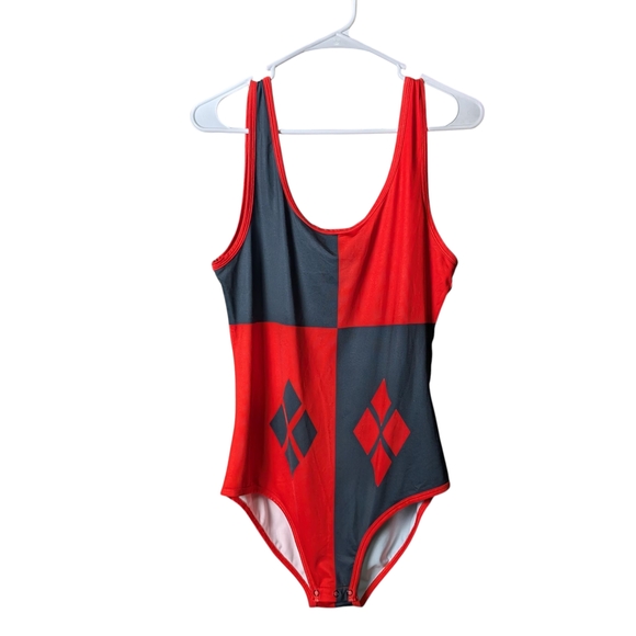 Batman Red and White Bodysuit - Picture 1 of 7
